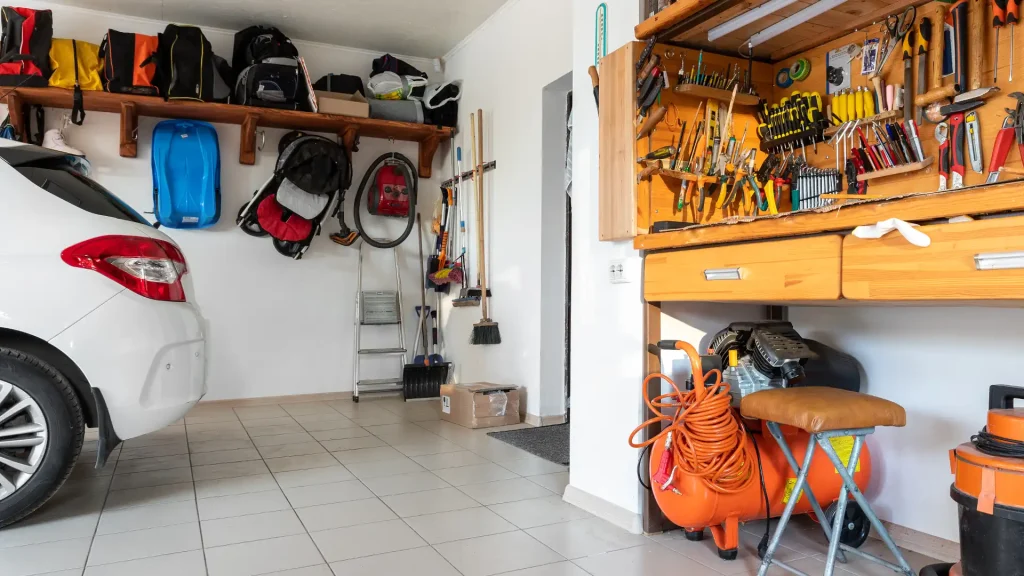 Well-organised garage