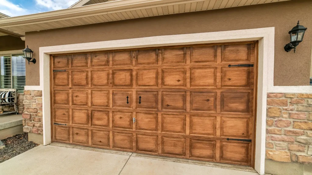 Garage door material - Wooden garage door