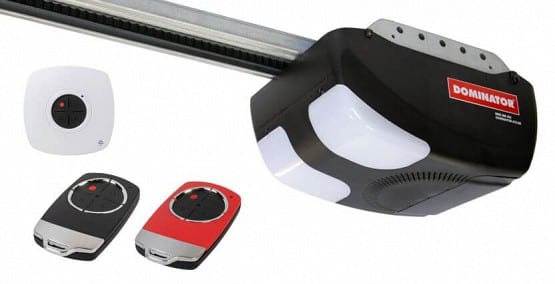 Garage door opener and wall remote